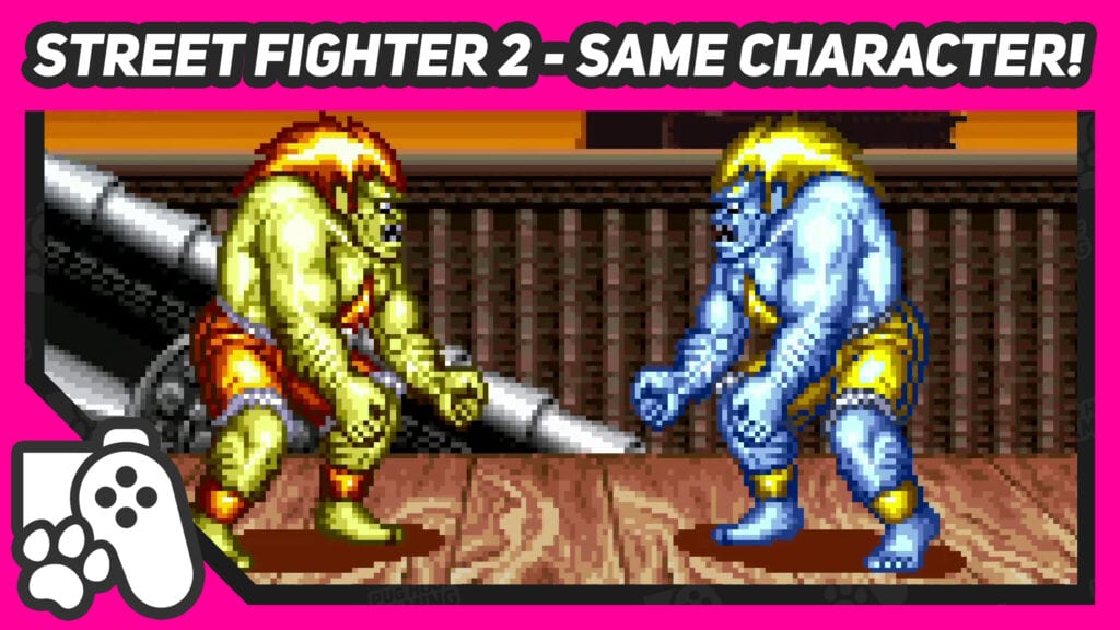 20201106 - street fighter 2 same character in vs mode