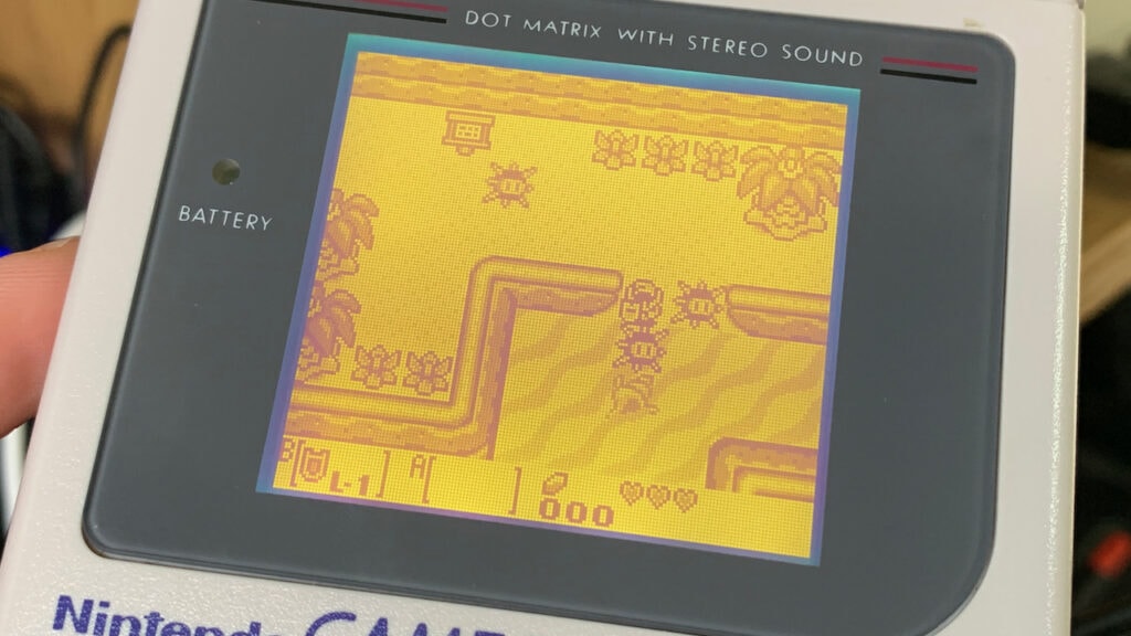 Legend of Zelda Game Boy Gameplay Links Awakening GameBoy Game