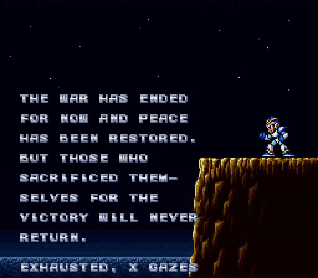 Mega Man X Ending SNES