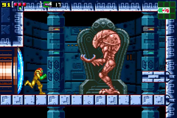 Metroid Zero Mission Chozo Statue