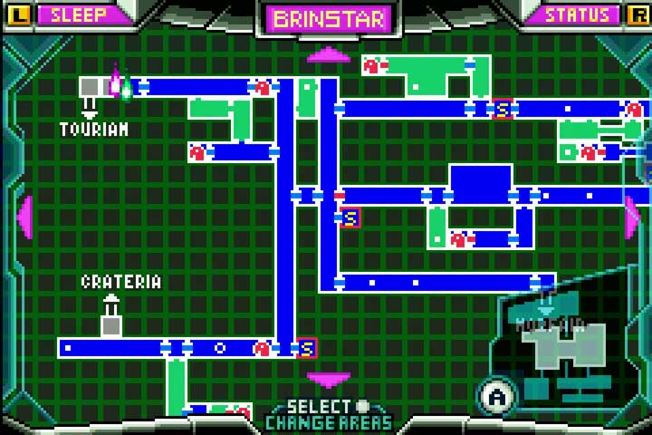 Metroid Zero Mission Map