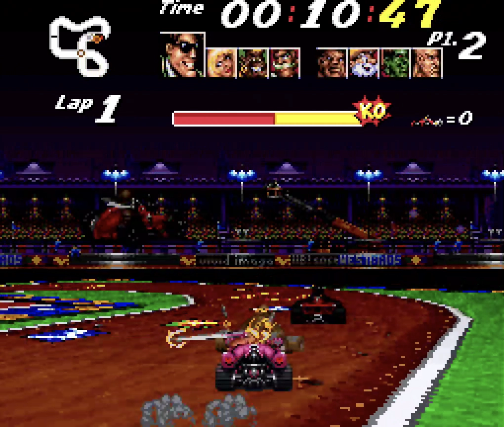 Street Racer Gameplay with the player driving as Surf