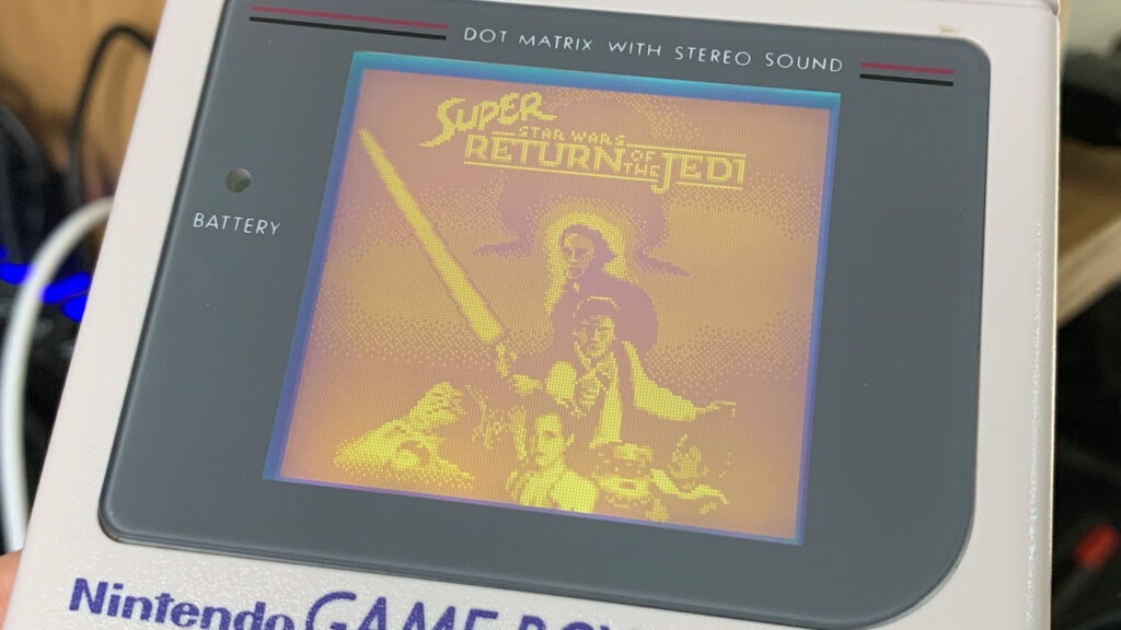 Super Return of the Jedi GameBoy Games Title Screen