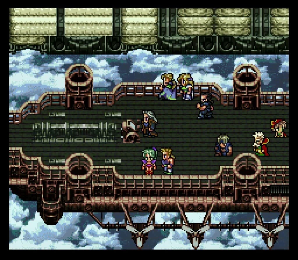 Final Fantasy 6 Ending Screenshot from Super Nintendo (SNES)